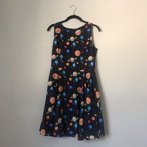 ModCloth Galaxy Dress NWOT